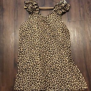 Boutique Leopard Dress NWOT